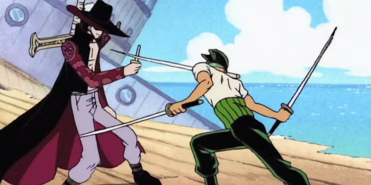 Zoro vs Mihawk Analisis Siapa Pedang Terkuat Dunia One Piece